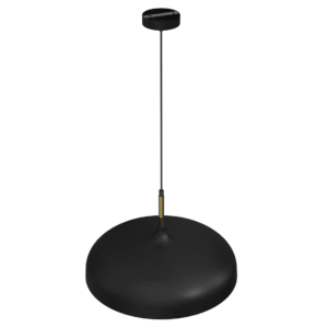 Suspension LINCOLN NOIR/OR 1xE27 45cm