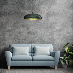 Suspension LINCOLN VERT/OR 1xE27 45cm