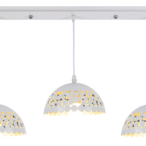 Suspension Lisa Blanc 3xE27