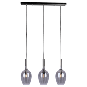 Suspension LUGANO FUMÉE 3xE14