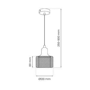 Suspension LUMI 1xG9