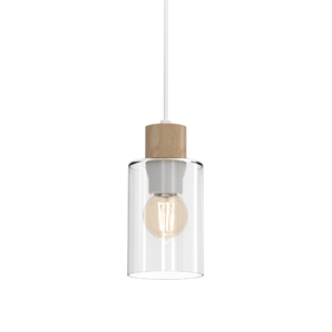 Suspension MADERA 1xE27