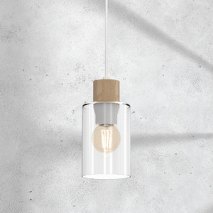 Suspension MADERA 1xE27