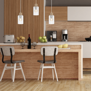 Suspension MADERA 1xE27