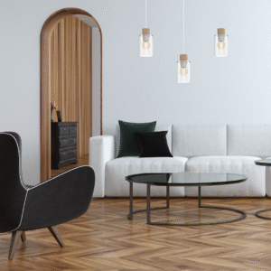 Suspension MADERA 3xE27