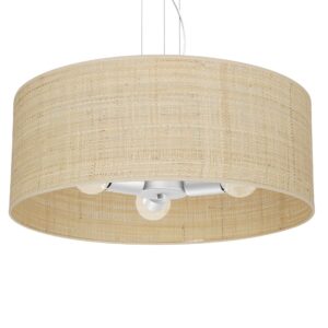Suspension Marshall Blanc/Rattan 3xE27