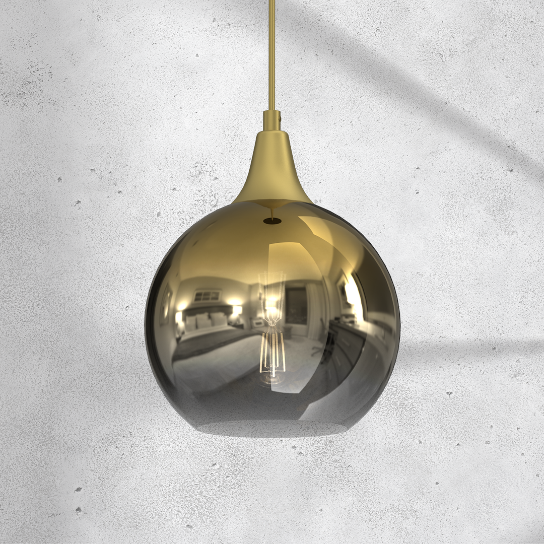 Suspension anneau monte 1 lumière doré 20cm Suspension MONTE OR fi 200 1xE27