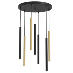 Suspension MONZA BRASS 7xG9 max 8W LED