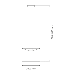 Suspension MORGAN 1xE27
