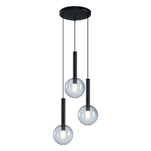 Suspension Niko Noire 3xG9