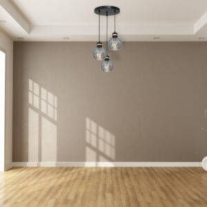 Suspension OMEGA NOIR/OR 3xE27