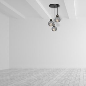 Suspension OMEGA NOIR/OR 3xE27