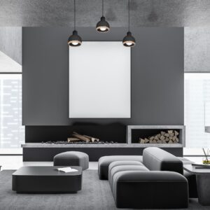 Suspension OVALE NOIRE 3xE27