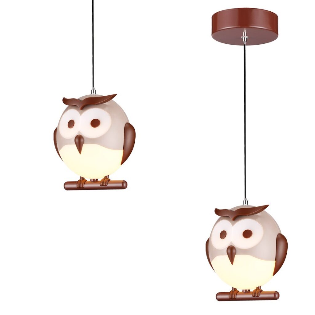 La boutique des lampes Design pour tous Suspension OWL 1XE14 LED