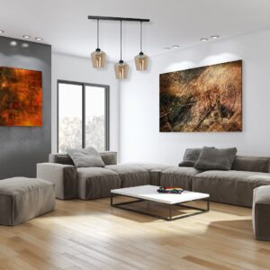 Suspension SANTIAGO AMBRE 3xE27