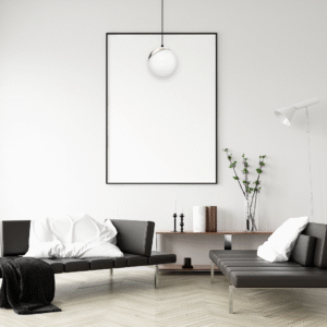 Suspension SFERA NOIR/CHROME 1xE14