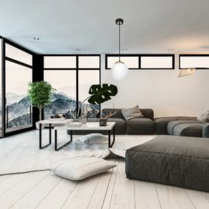 Suspension SPARTA NOIR / OR 1xE27