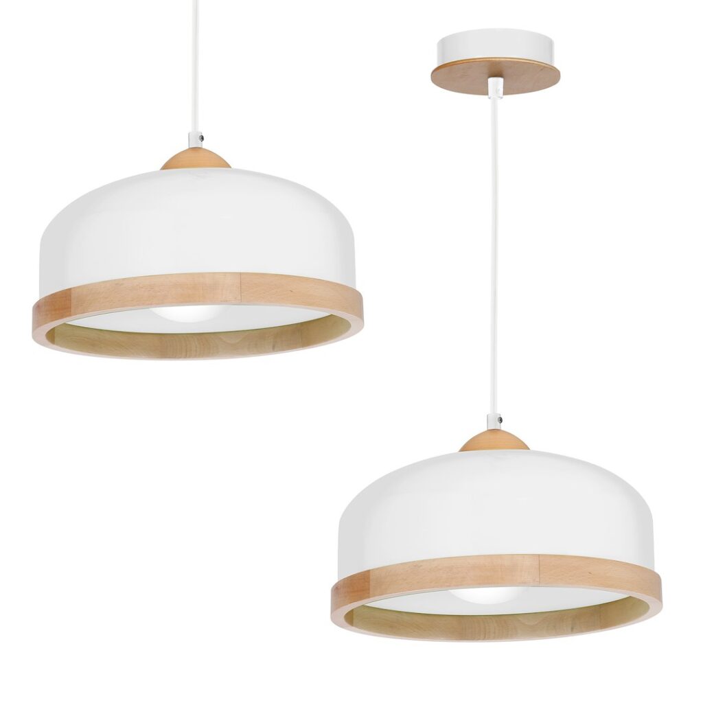 La boutique des lampes Design pour tous Suspension Studio Blanc 1xE27