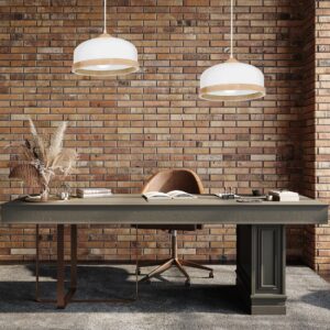 Suspension Studio Blanc 1xE27