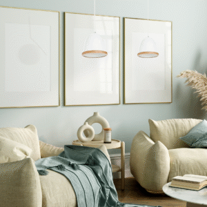 Suspension Studio Blanc 1xE27