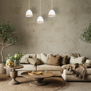 Suspension Studio Blanc 3xE27