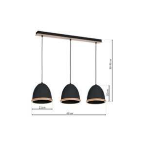 Suspension STUDIO NOIR 3xE27
