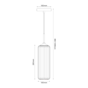 Suspension Vesta 1xE27