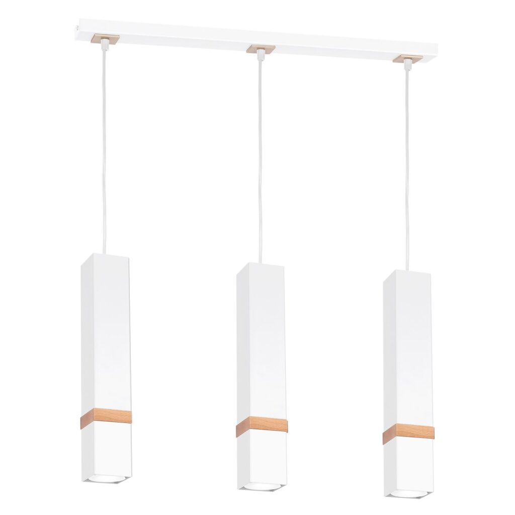 Nouveautés Suspension Vidar Blanche 3xGU10