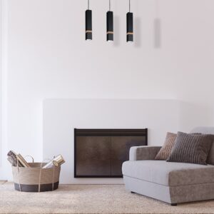 Suspension VIDAR NOIR 3xGU10