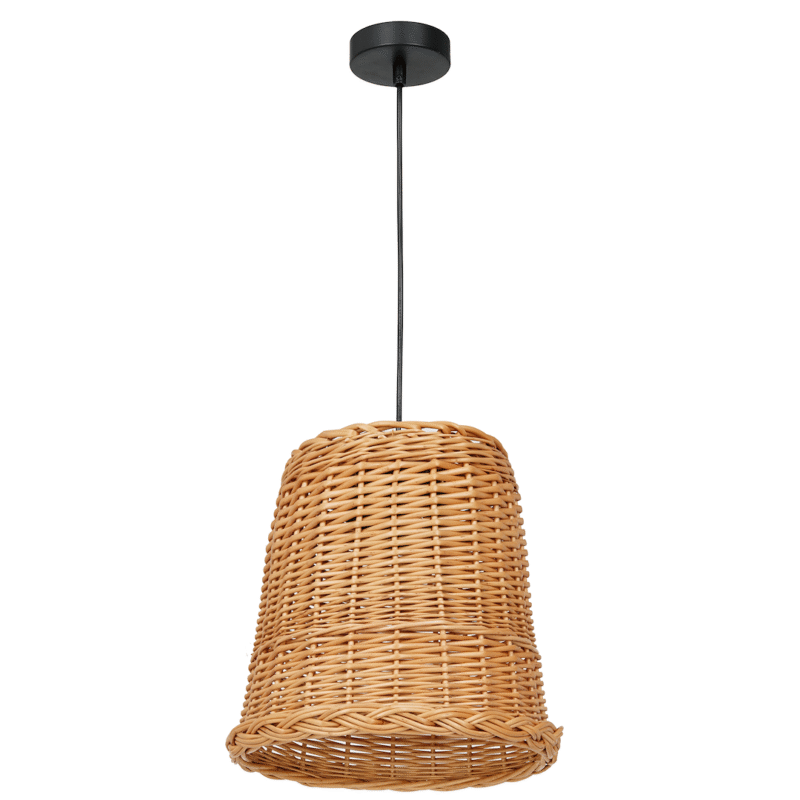 La boutique des lampes Design pour tous Suspension VIMINI BOIS NATUREL 1xE27