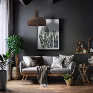 Suspension VISBY CHOCOLAT 1xE27