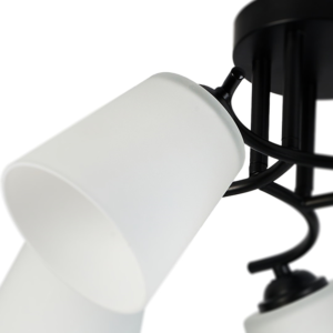 Plafonnier Pafos Métal Noir Sphérique